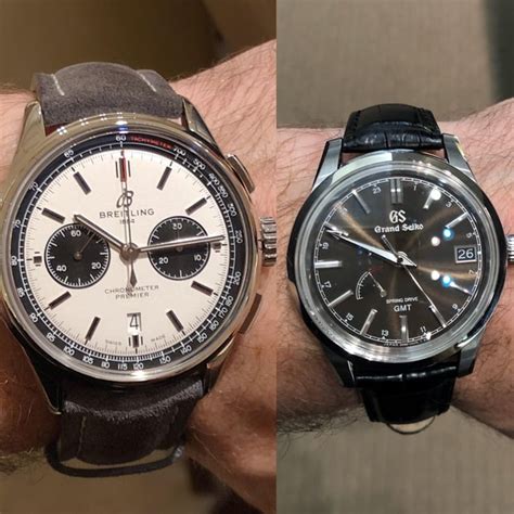 breitling analog digital orange|breitling vs grand seiko.